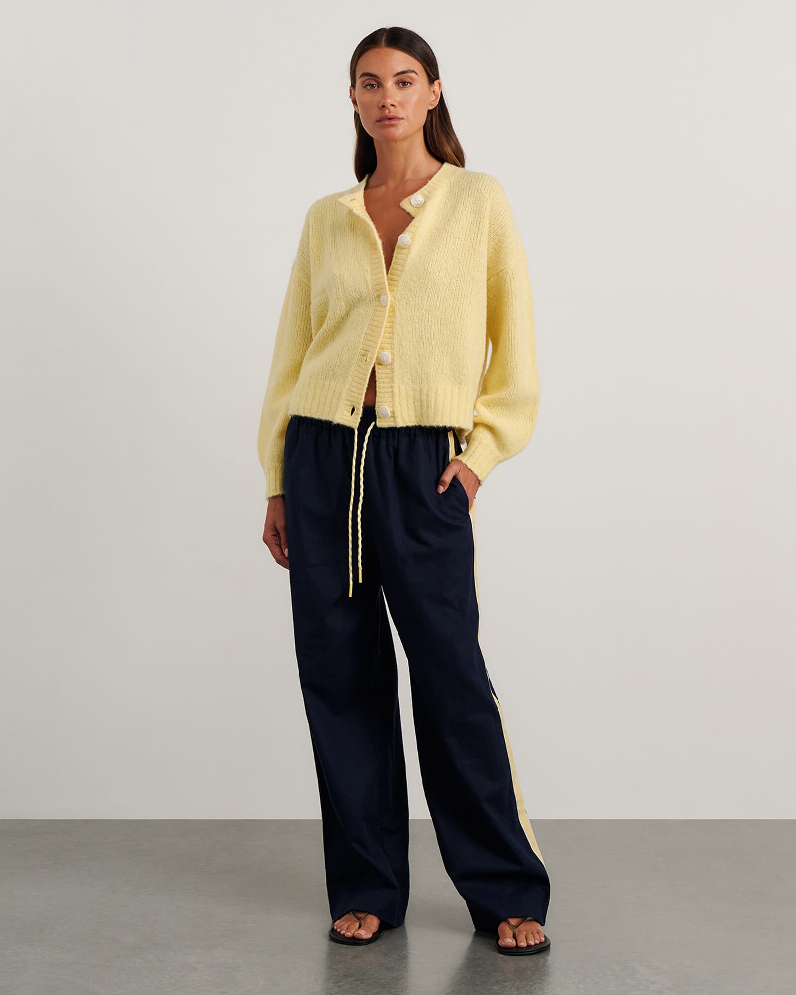 JAG liv pant navywhite