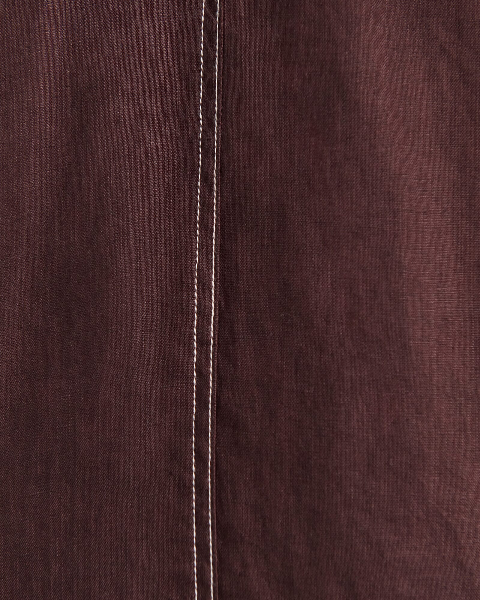 Sara Linen Midi Dress