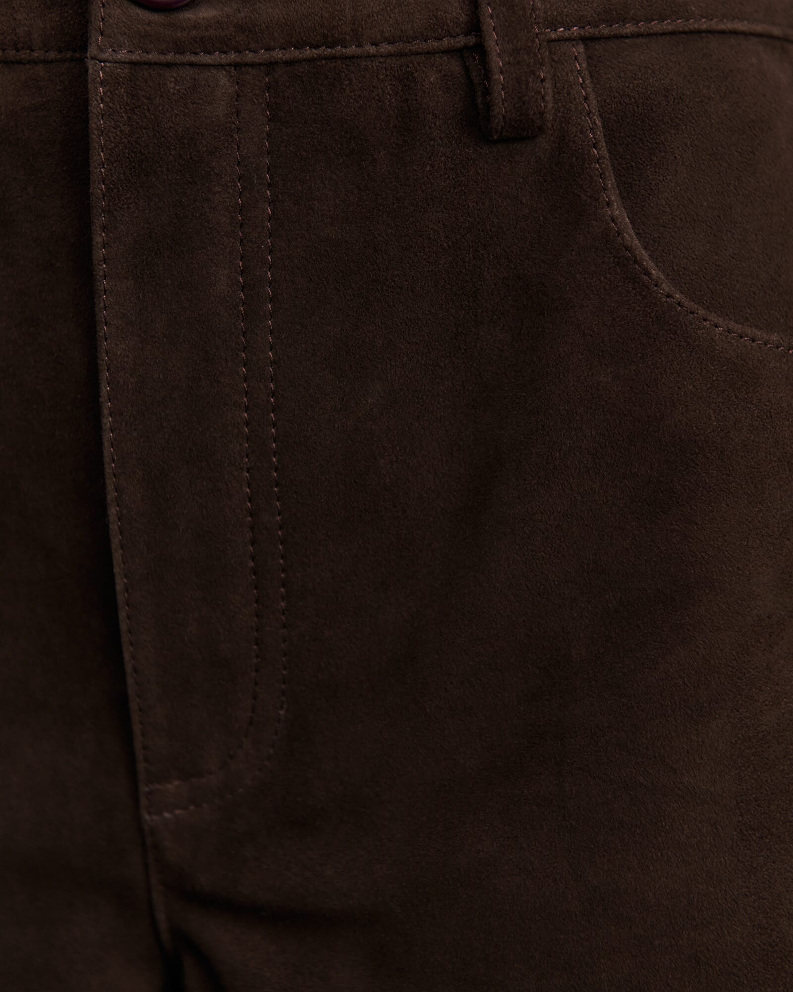 JAG ophelia suede short darkchocolate