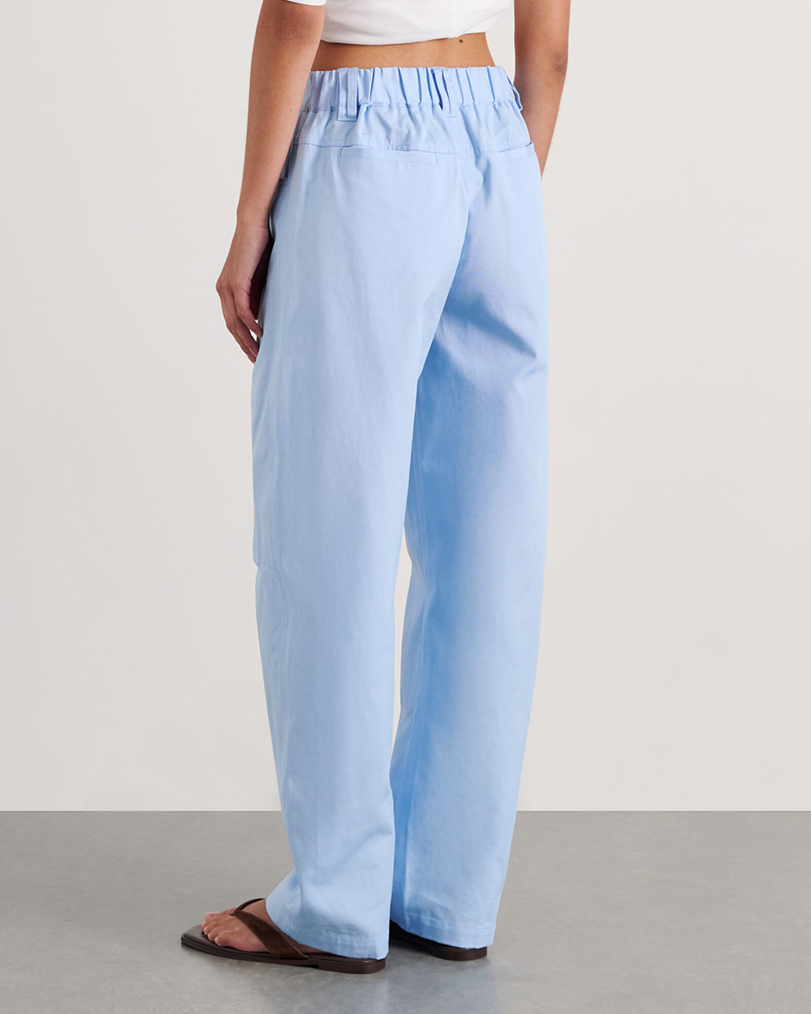 Pia Canvas Barrel Pant