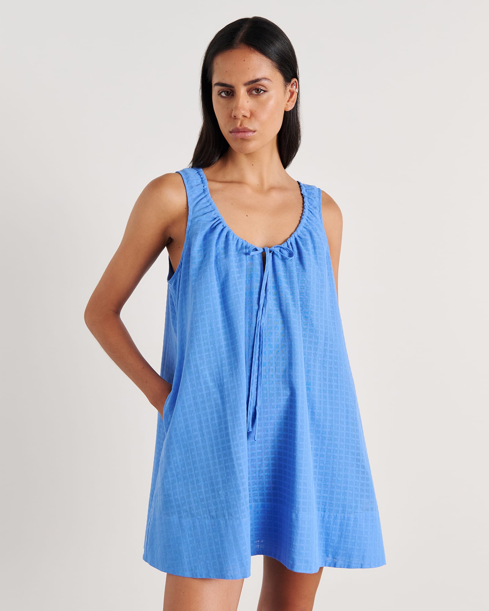 Inka Check Dress