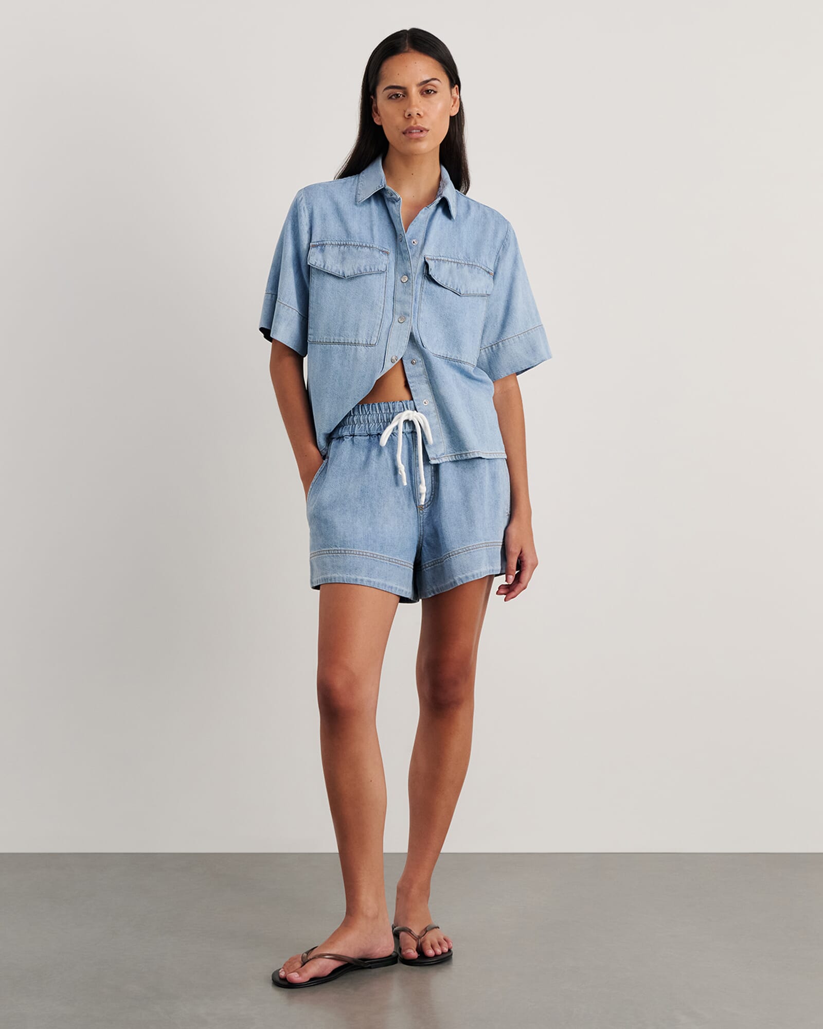 JAG loe denim shirt lightwash