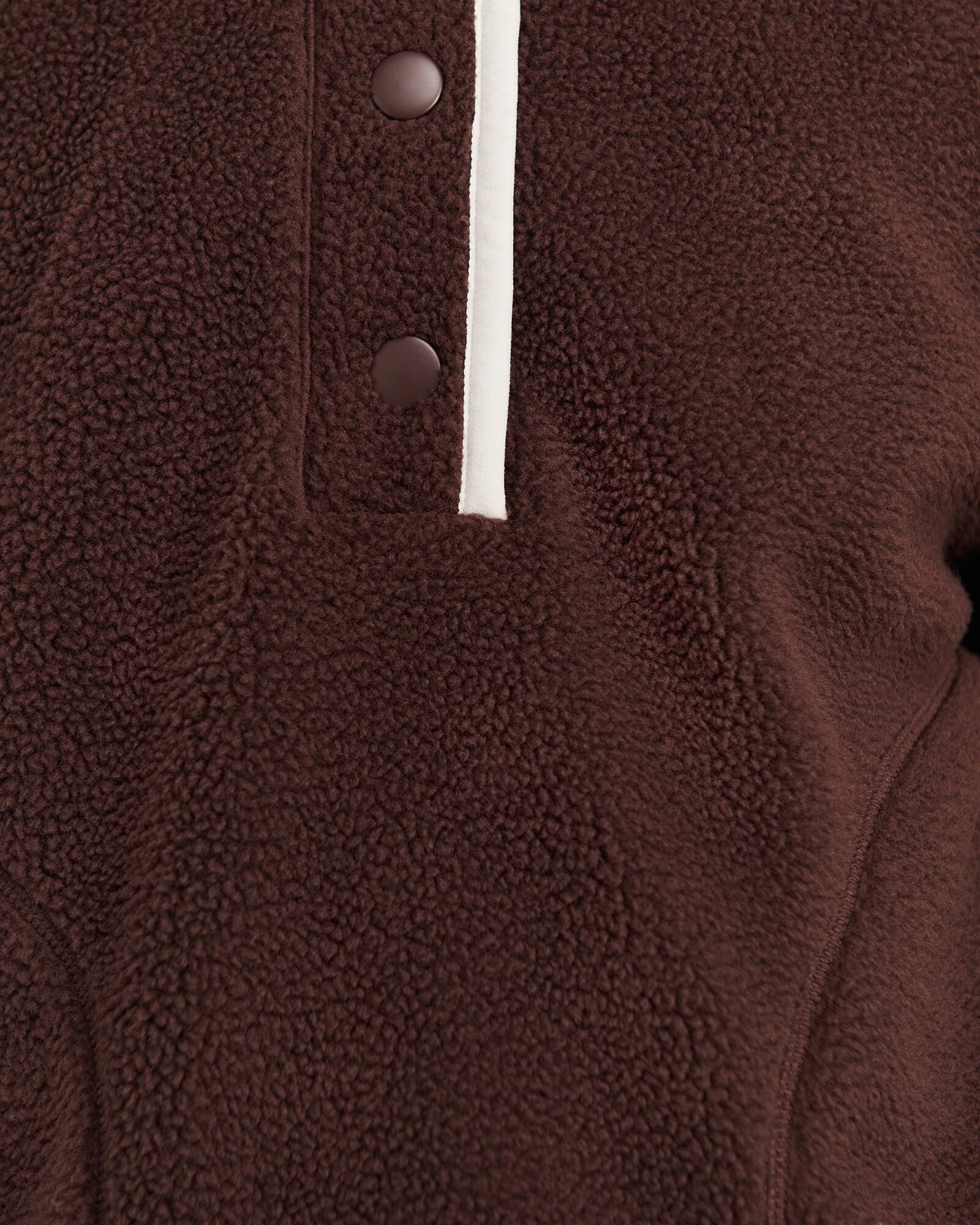 JAG polar fleece sweater darkchocolate
