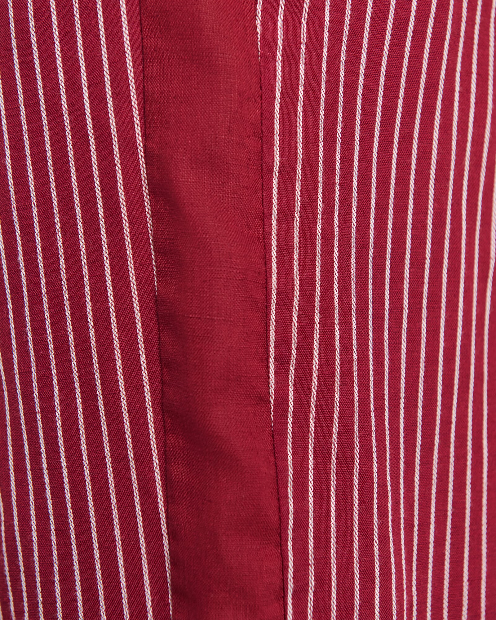 JAG gigi stripe pant ivoryburgundy