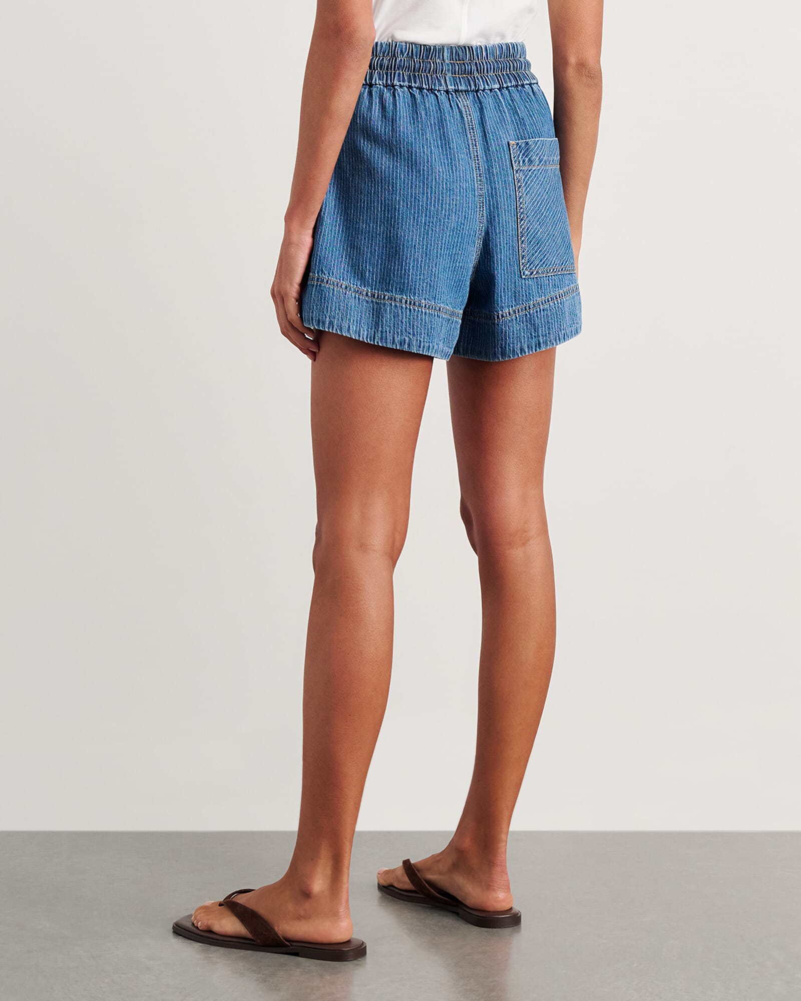 JAG loe pull on short bluewhite