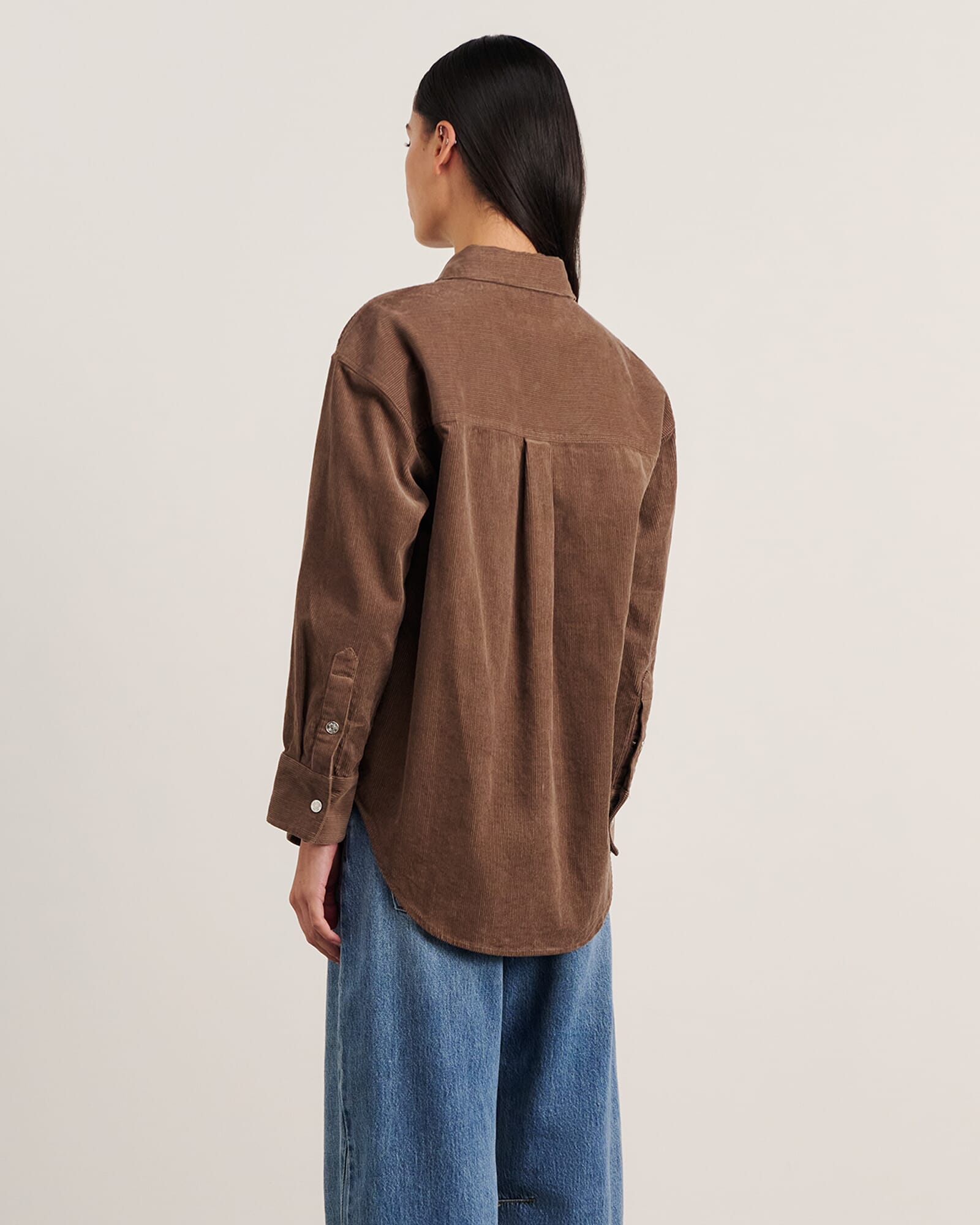 JAG demi cord shirt latte