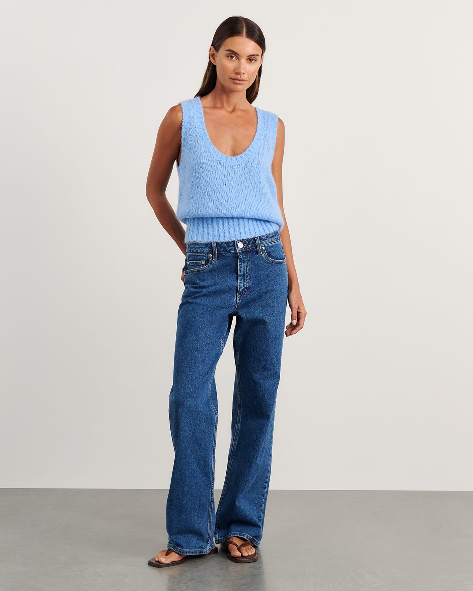 JAG lily vest belleblue