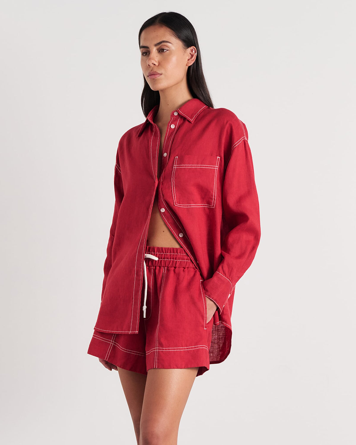 Gigi Linen Relaxed Shirt