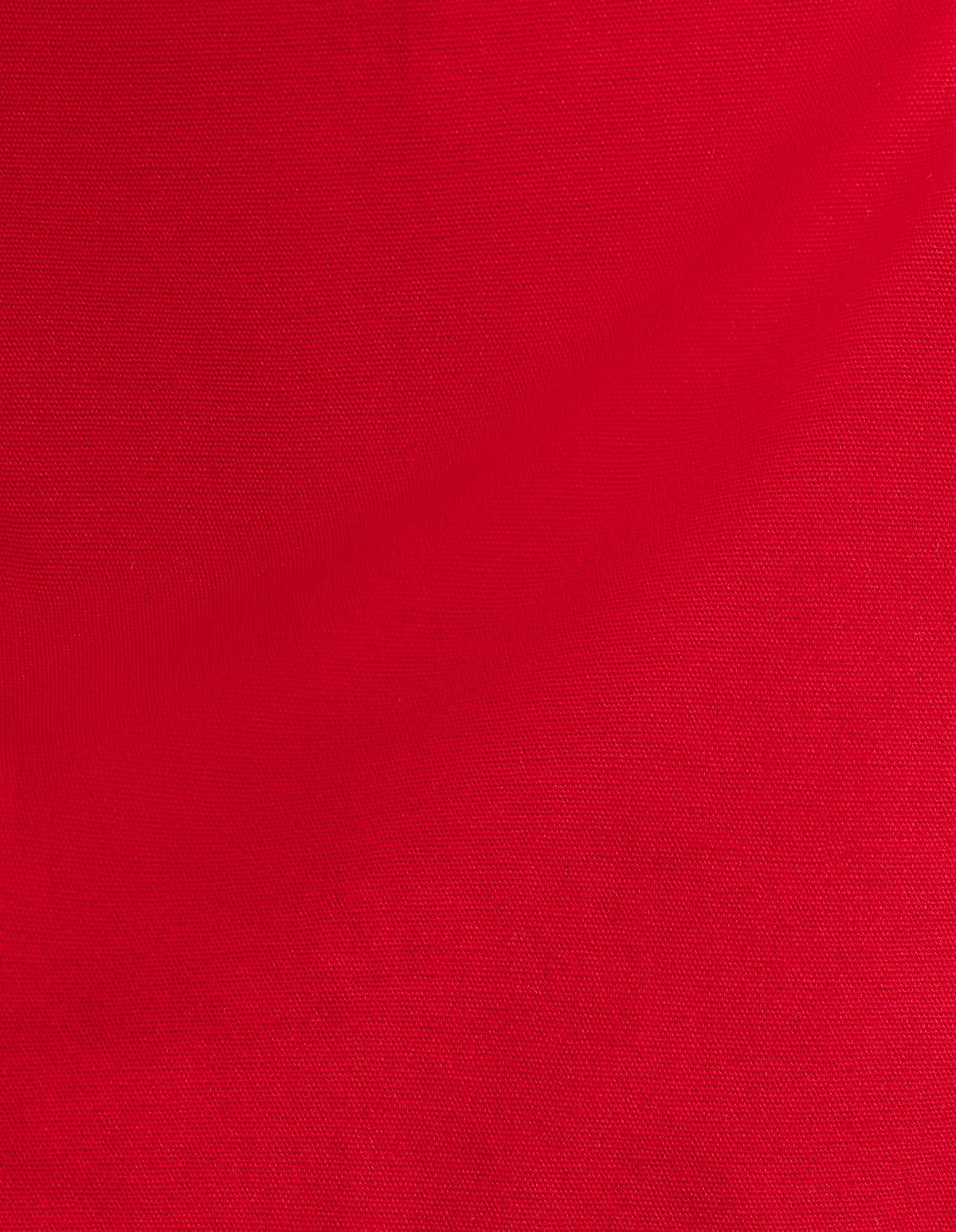 JAG canvas wrap mini skirt deepred