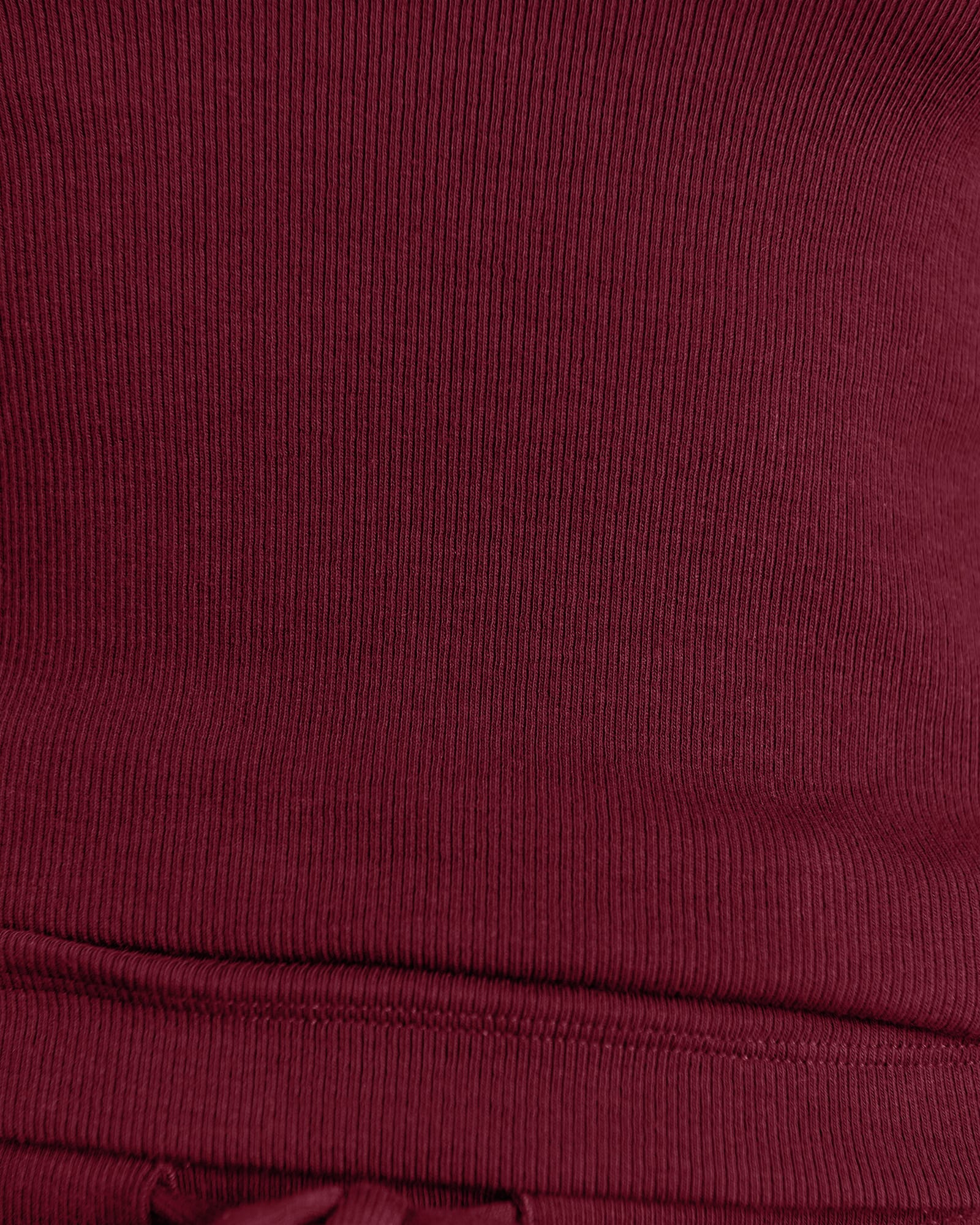 JAG celina blanket stitch tank burgundy