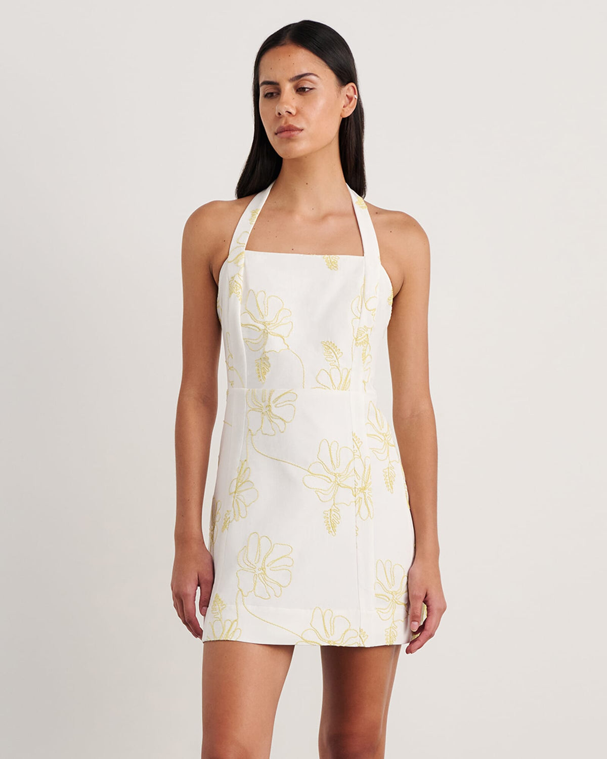 JAG cornelia mini dress citrus
