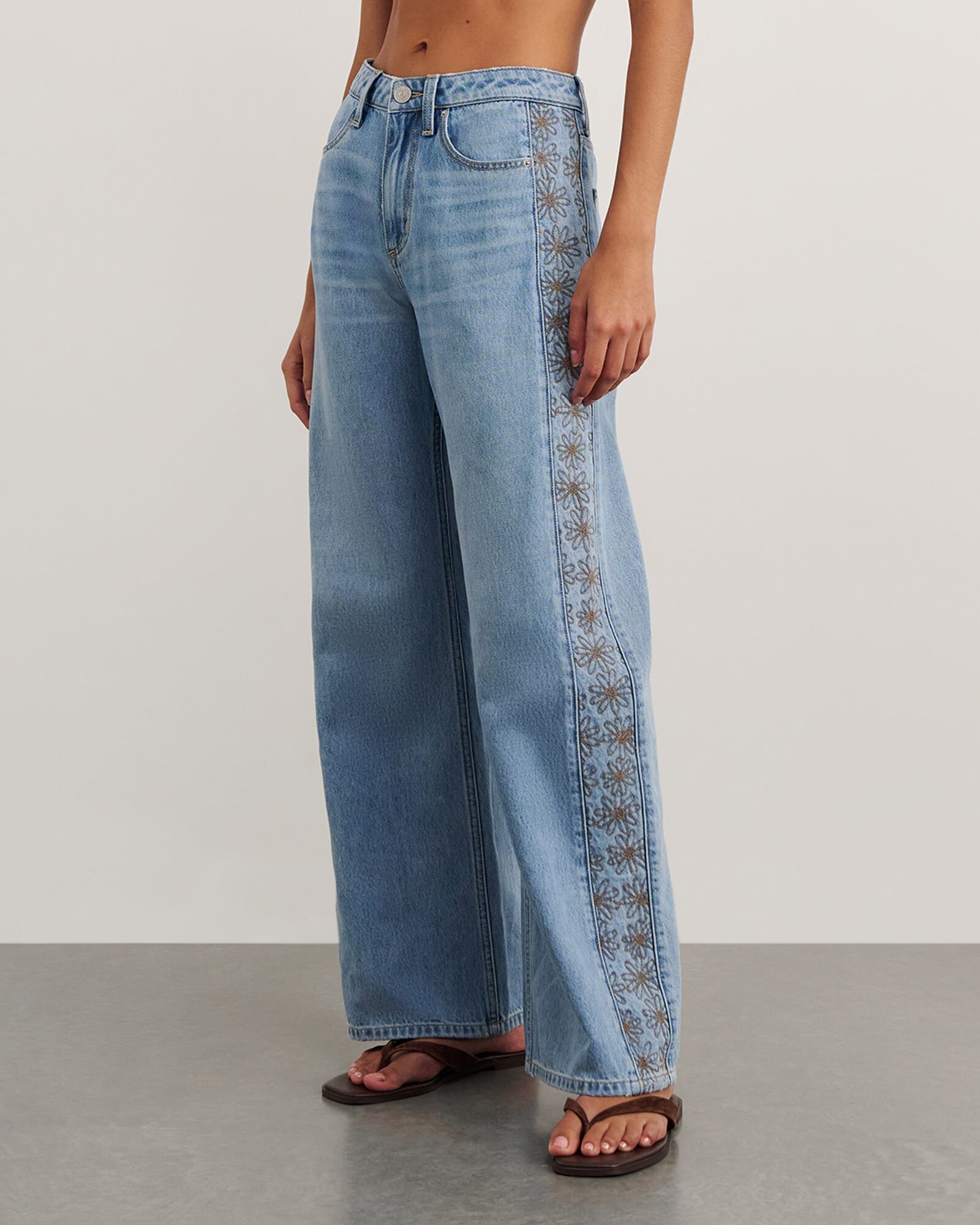 JAG fleur slouch jean midbluewash