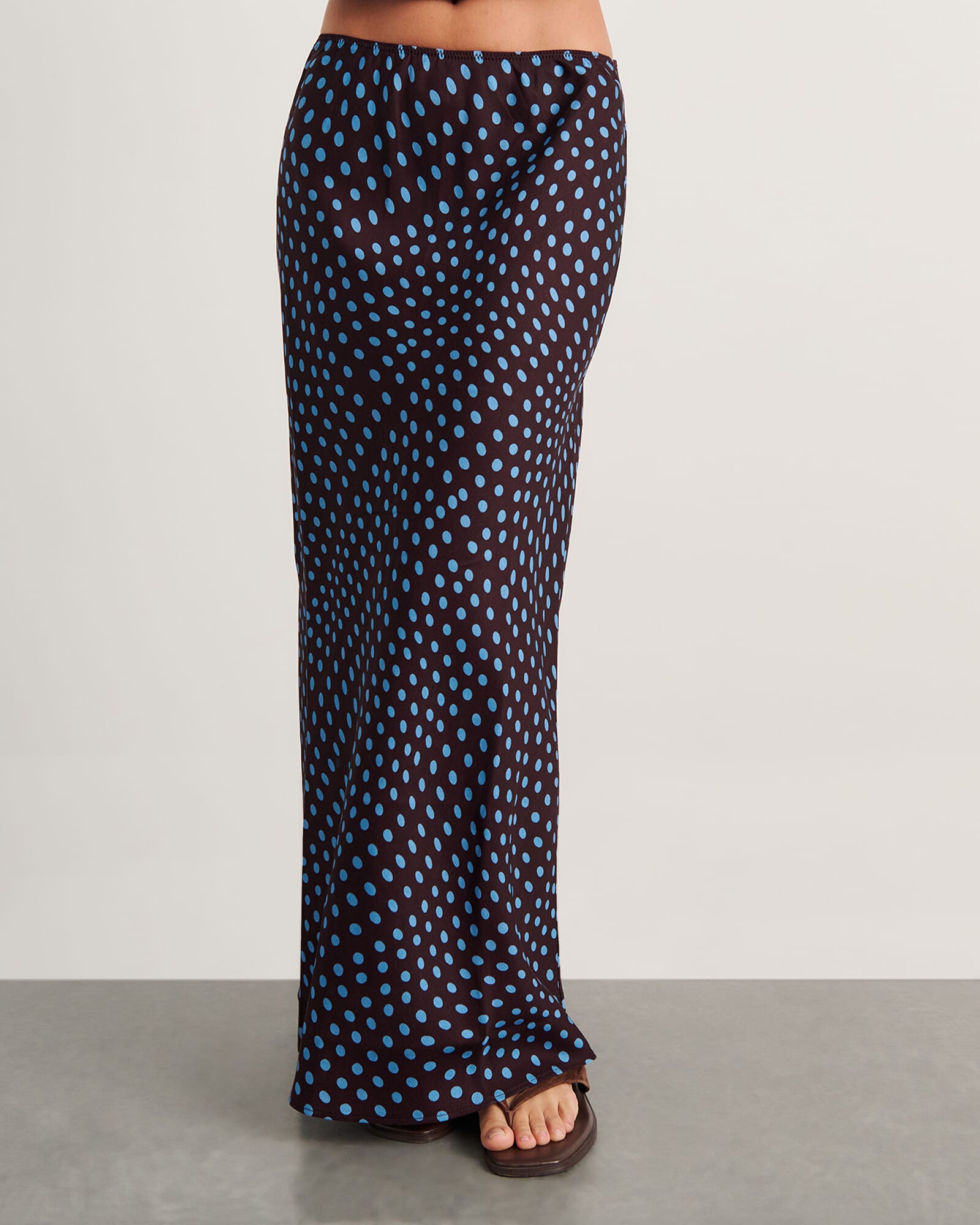 JAG ania maxi skirt brownmulti