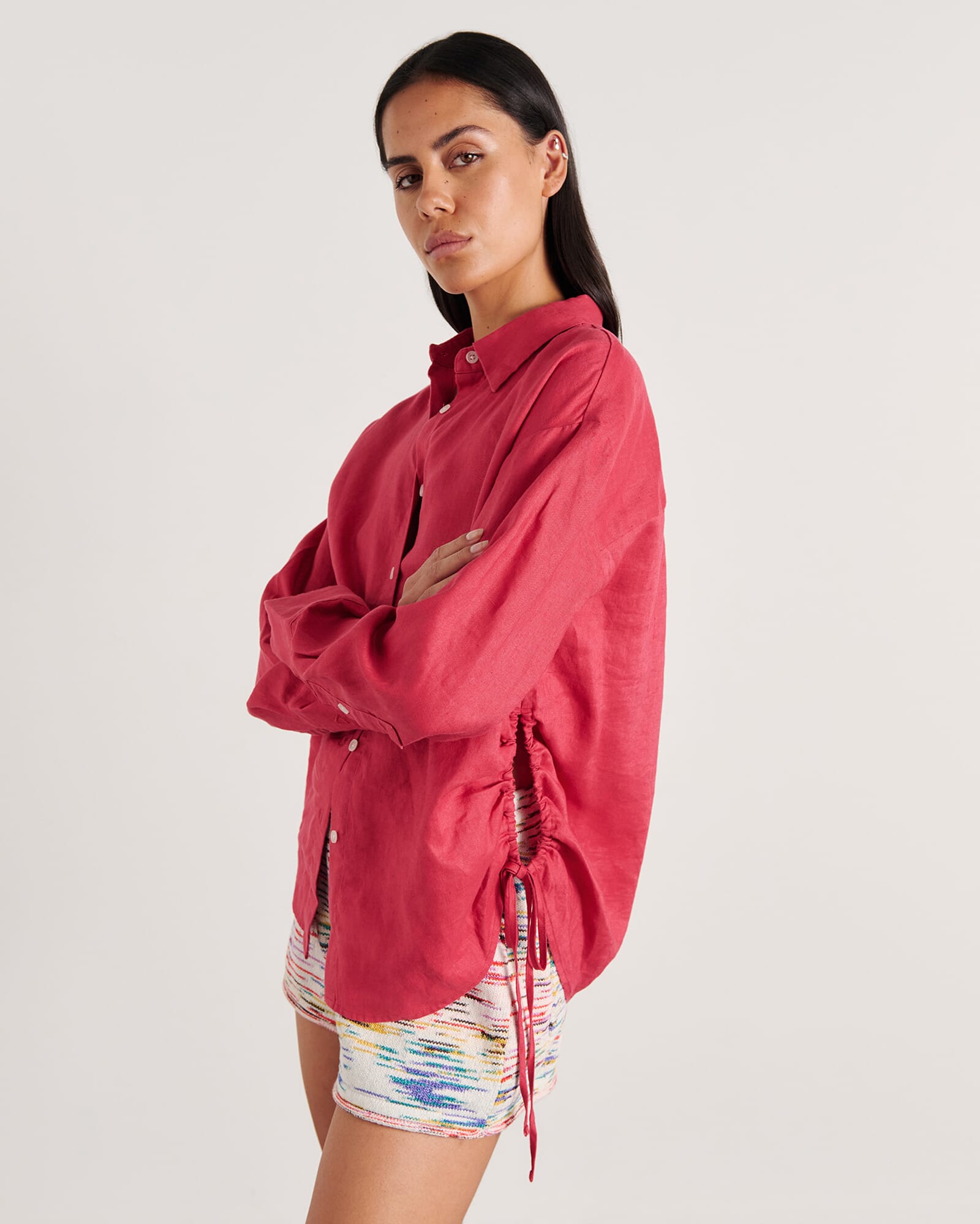 Zuri Side Tie Shirt