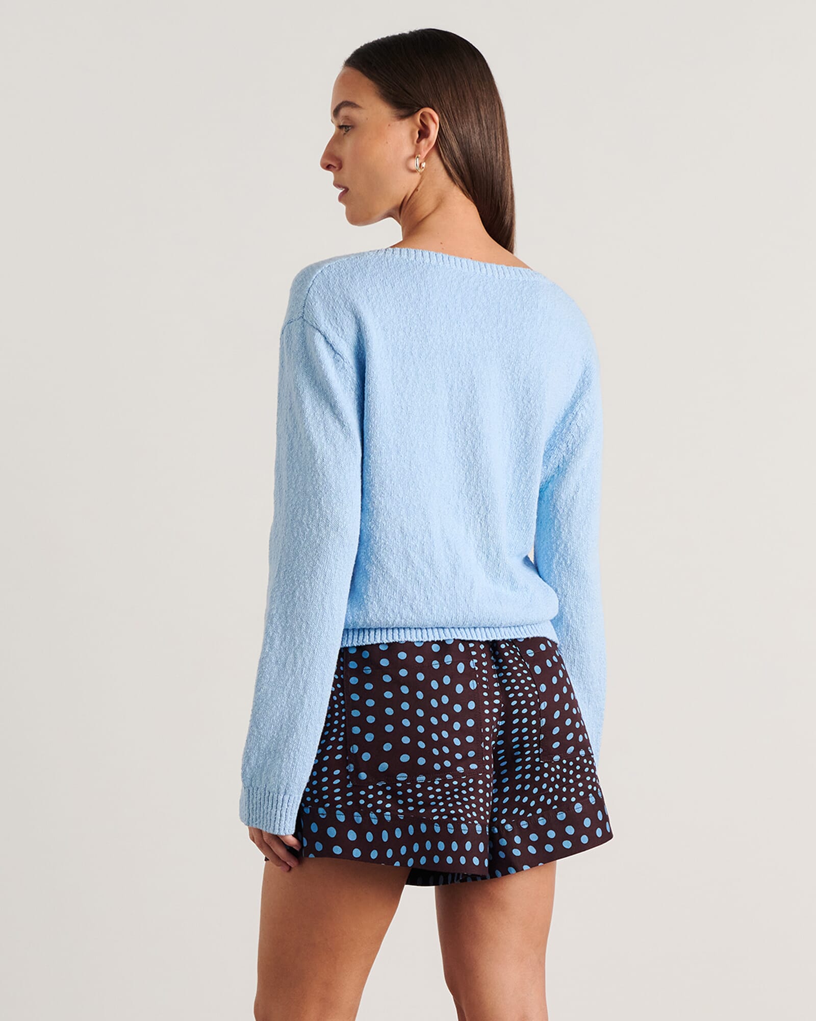 JAG arden long sleeve top paleblue