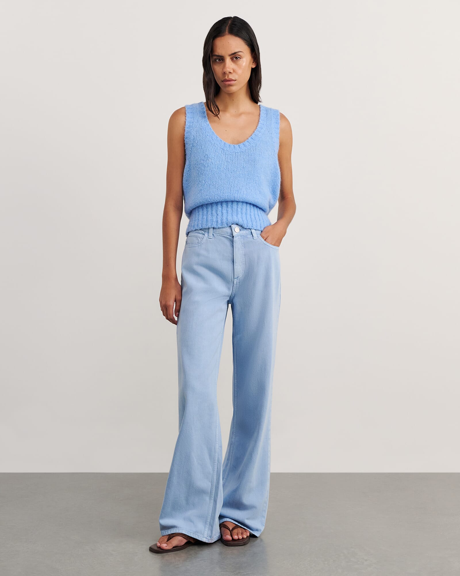 JAG loe mid rise jean powderblue