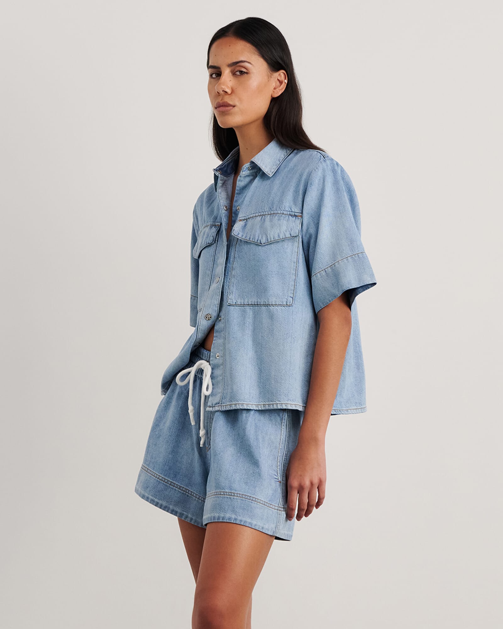 JAG loe denim shirt lightwash