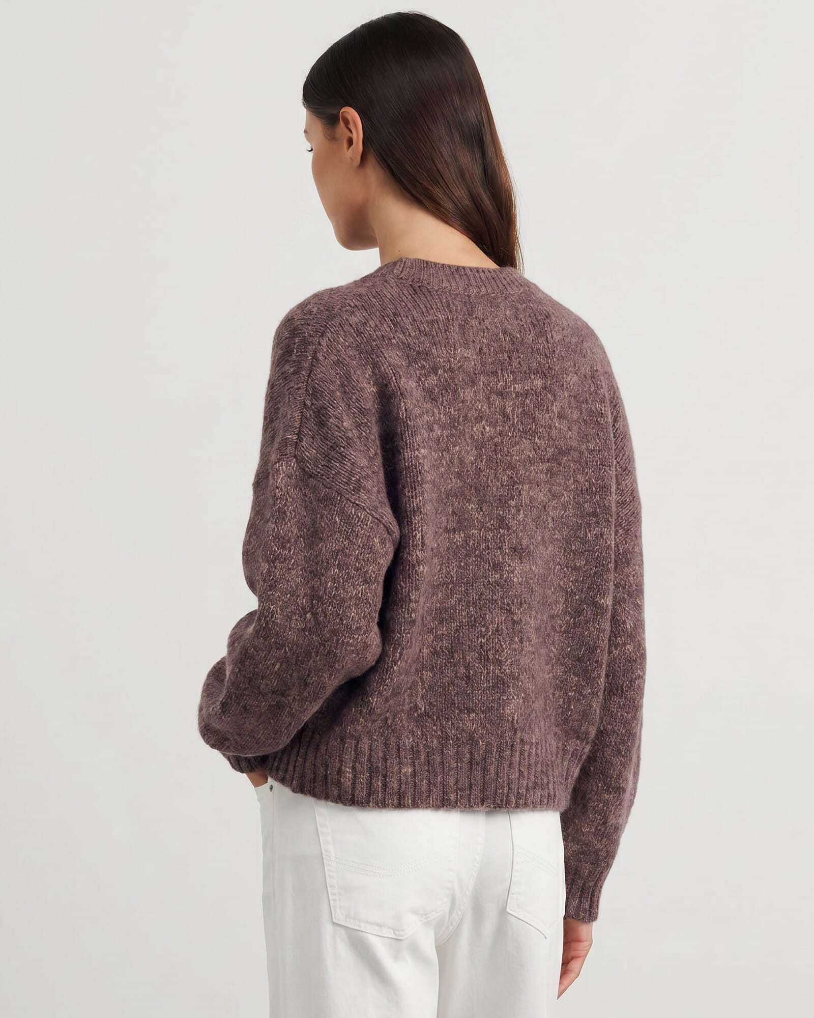 JAG lily fluffy knit cardigan burnthenna