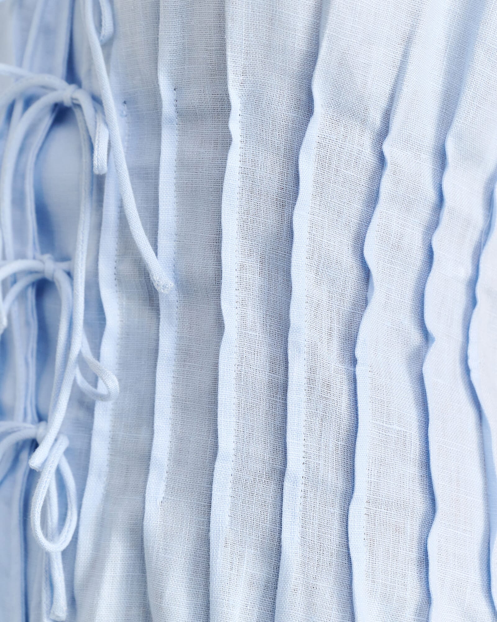 JAG delphine pintuck linen mini dress iceblue