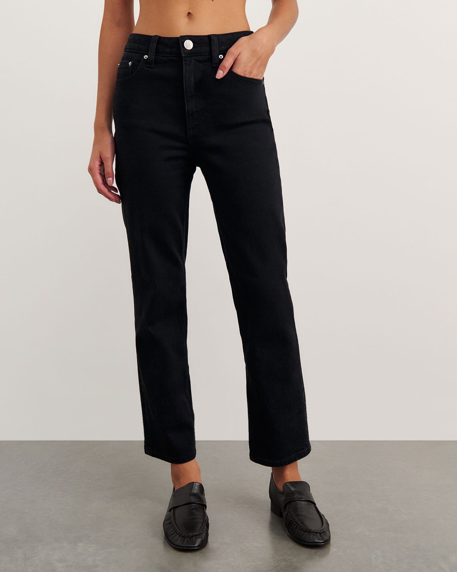 JAG bambi crop jean black