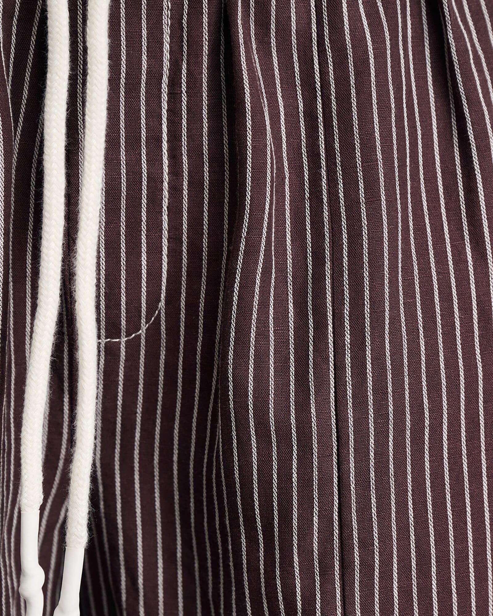 JAG gigi stripe pant brownmulti