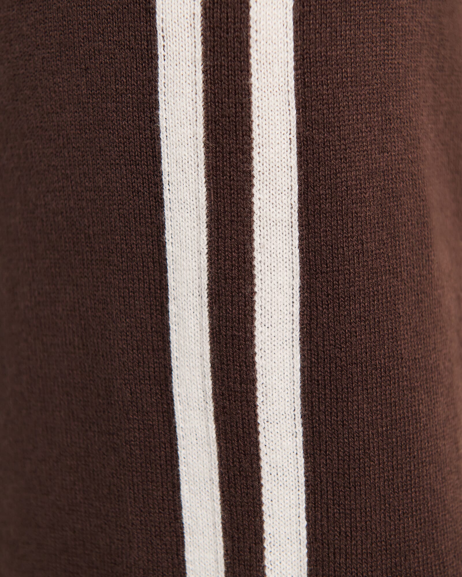 JAG orla contrast knit pant darkchocolate