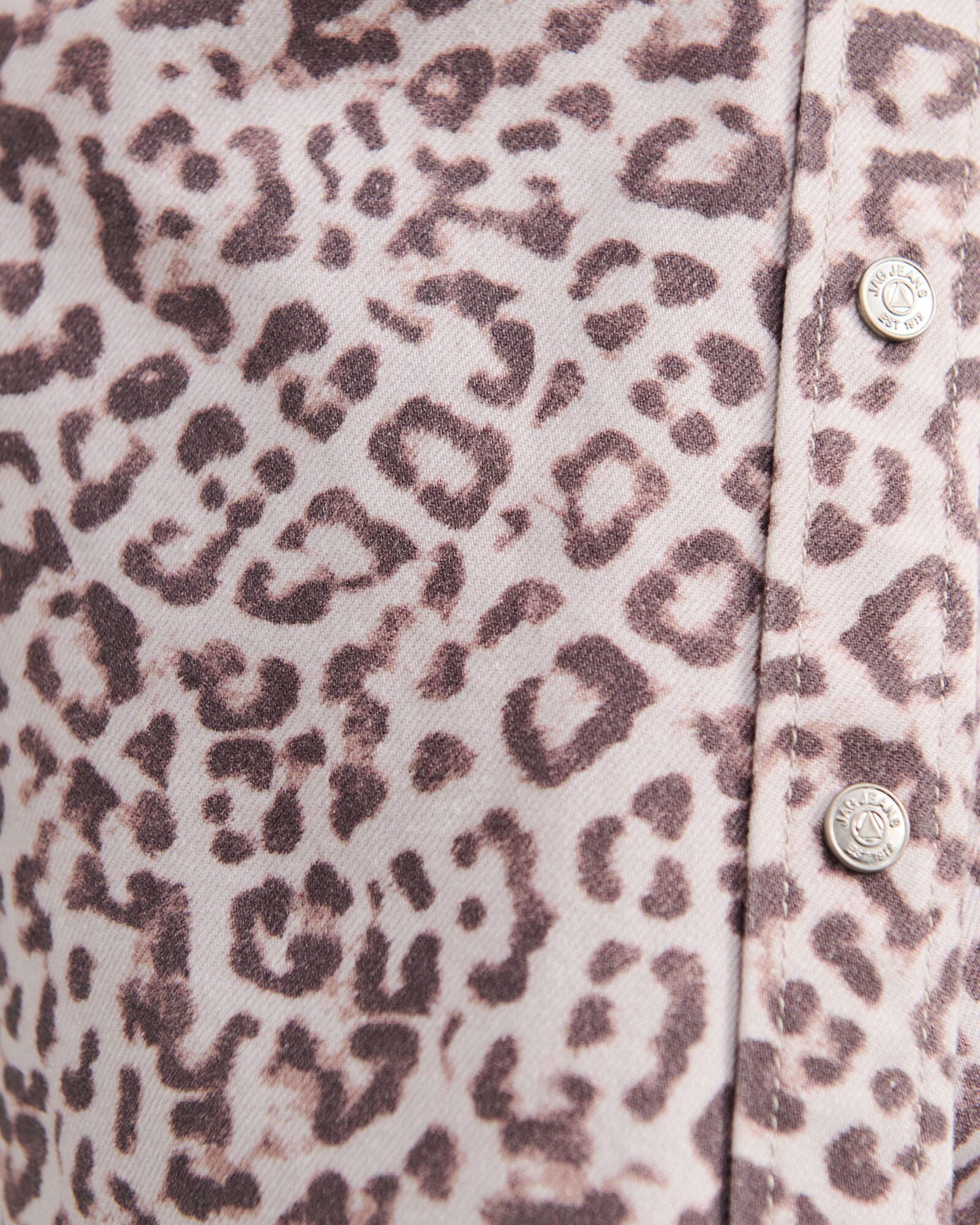 JAG leopard denim shirt leopard