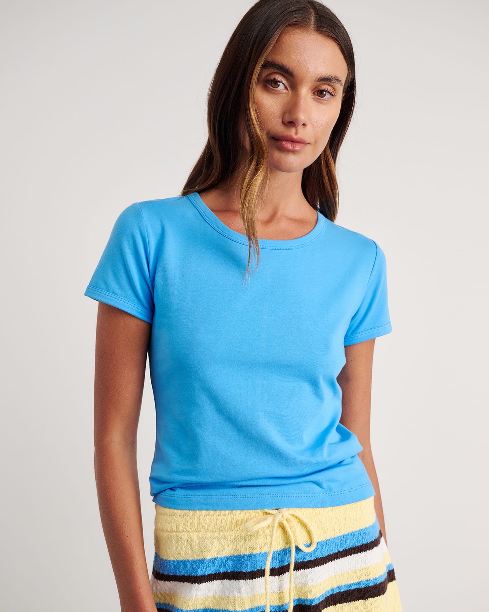 JAG dakotah baby tee belleblue