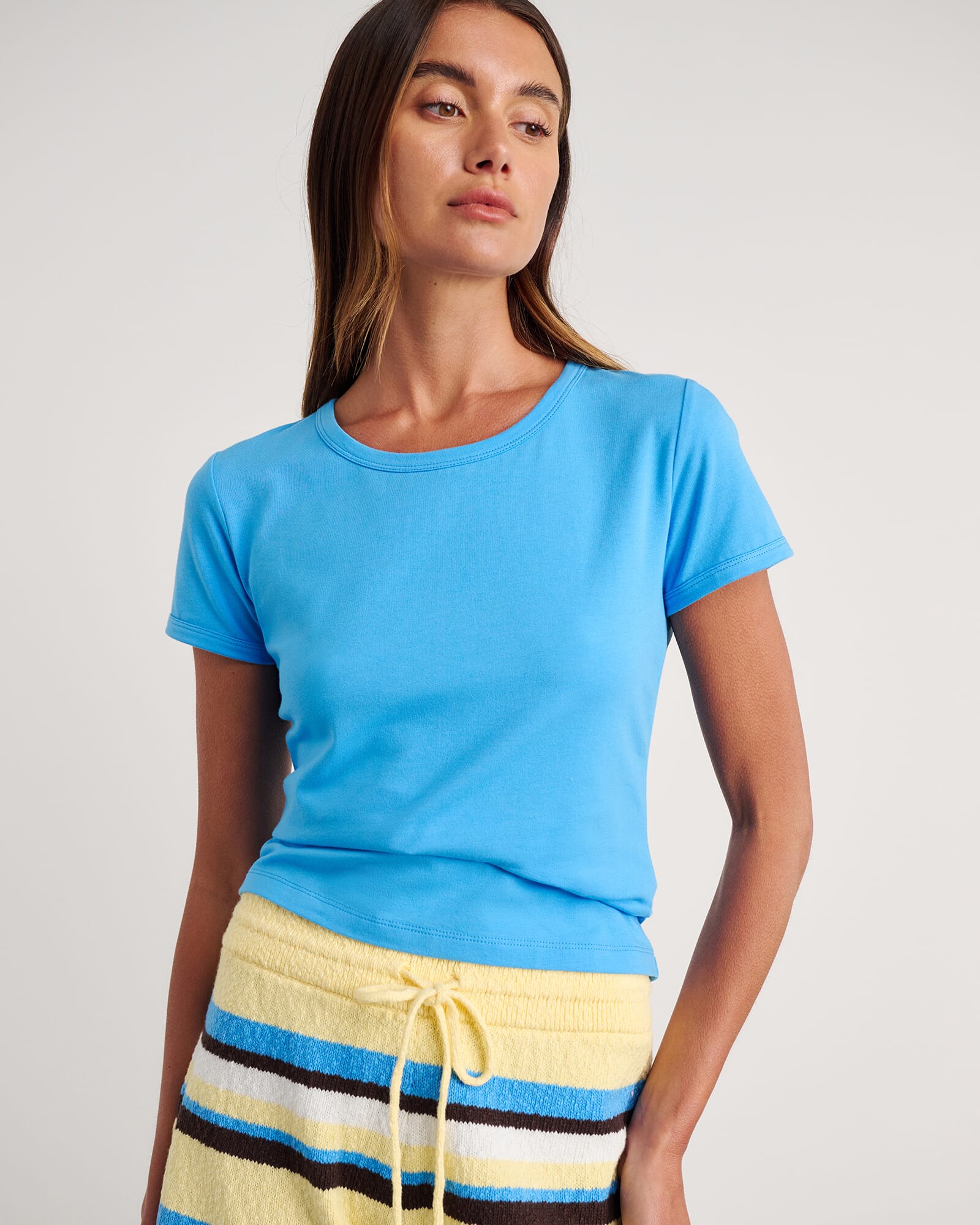 JAG dakotah baby tee belleblue