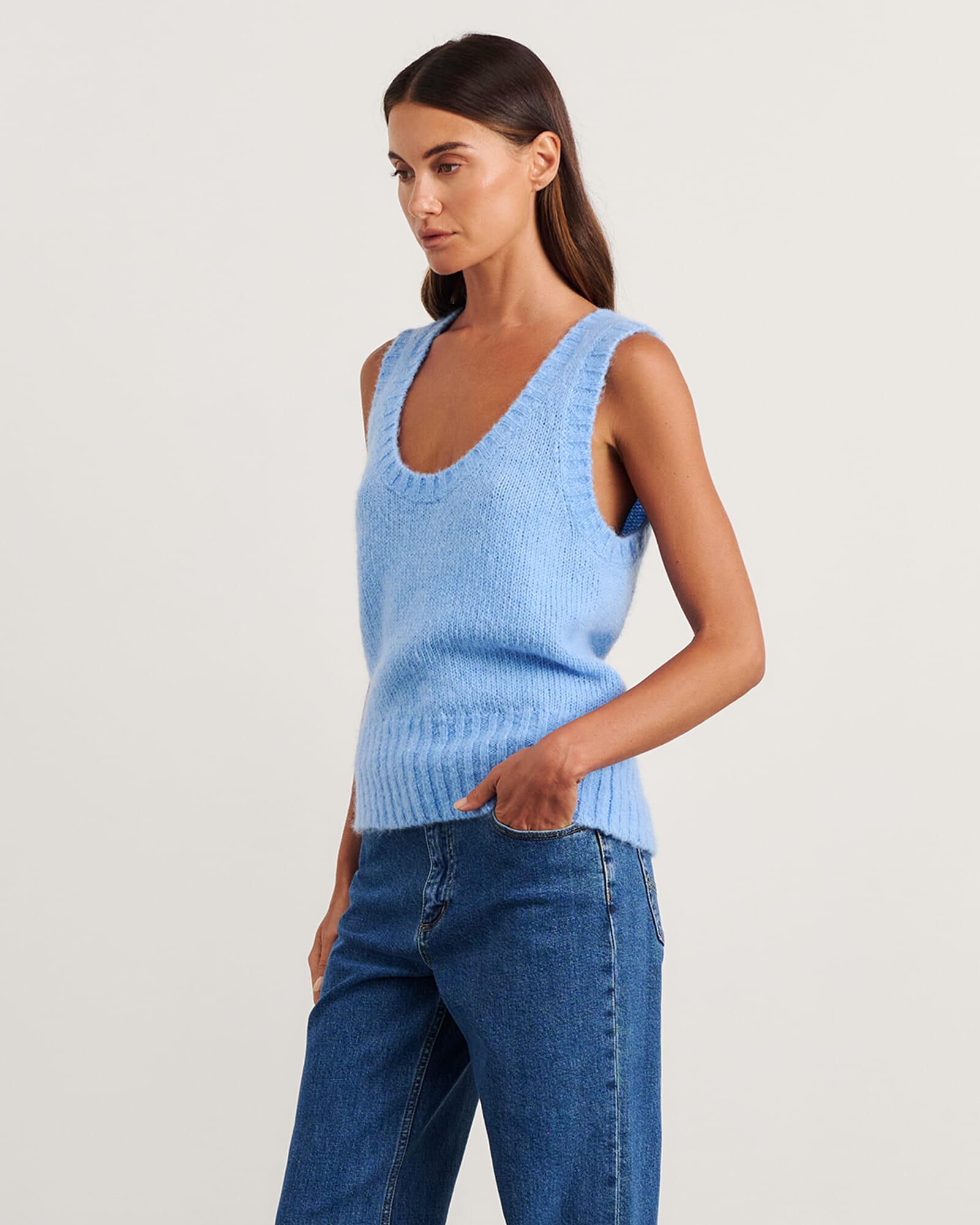 JAG lily vest belleblue