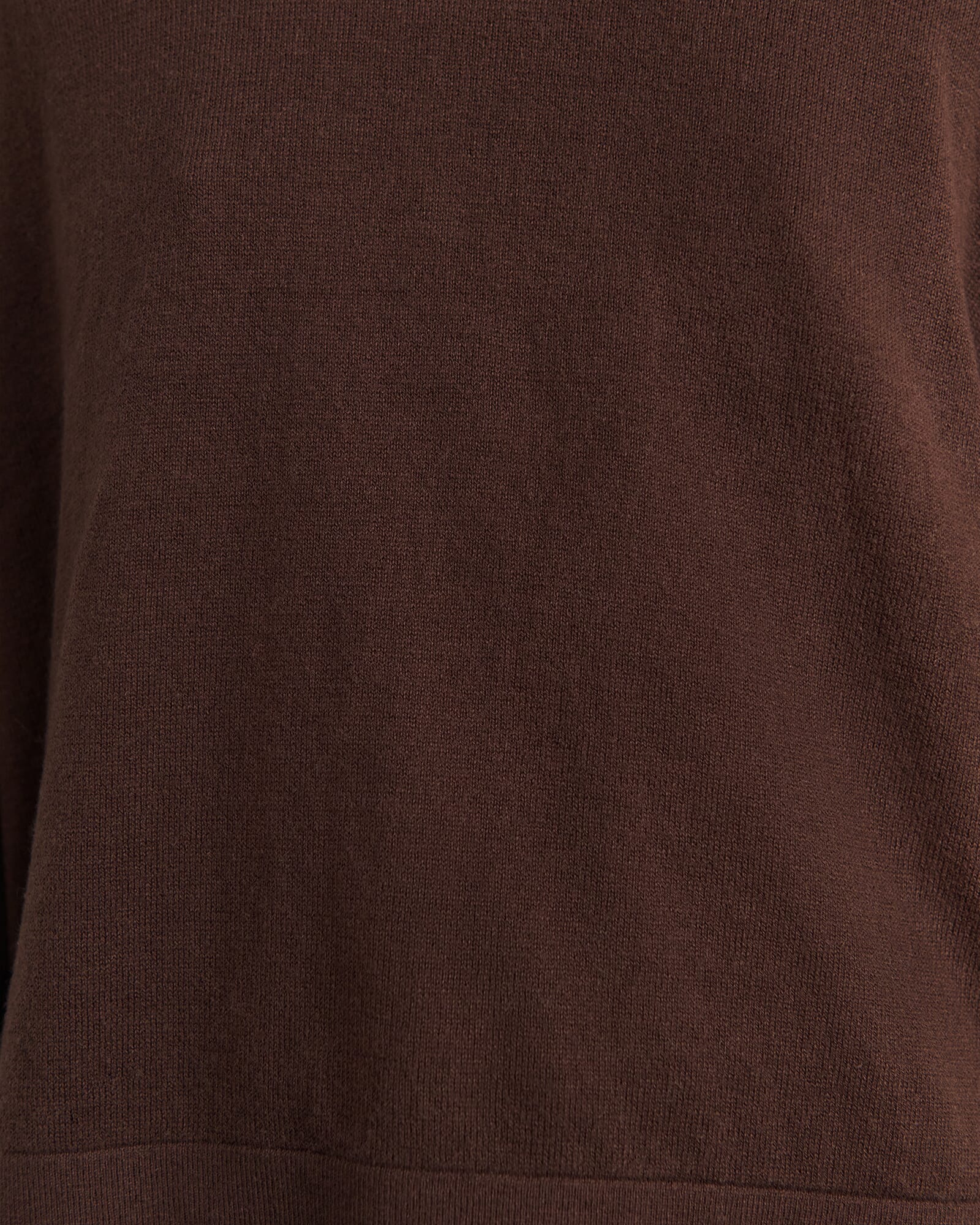 JAG orla contrast sweater darkchocolate
